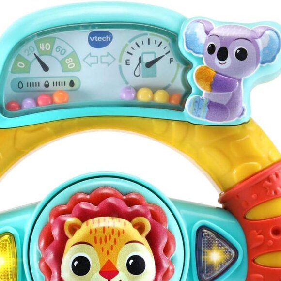 Brand New 🚗Vtech Grip & Go Steering Wheel-French Version 3–24 months - Picture 4 of 12